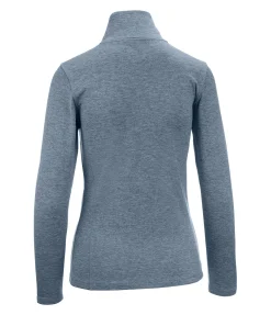 Felix Bühler T-shirt à manches longues stretch Performance Nina bleu fumée Discount