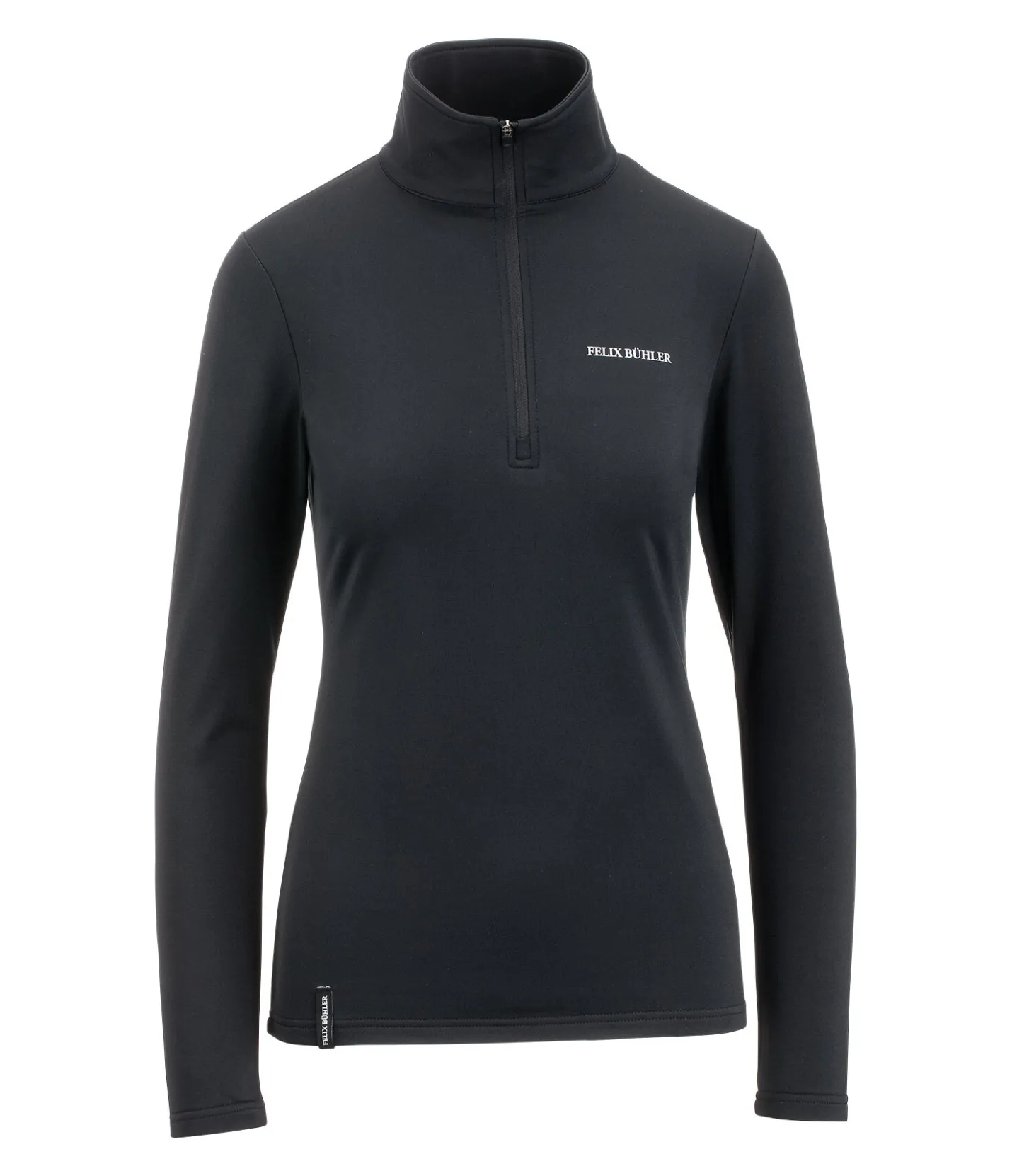 Felix Bühler T-shirt à manches longues stretch Performance Frieda noir New