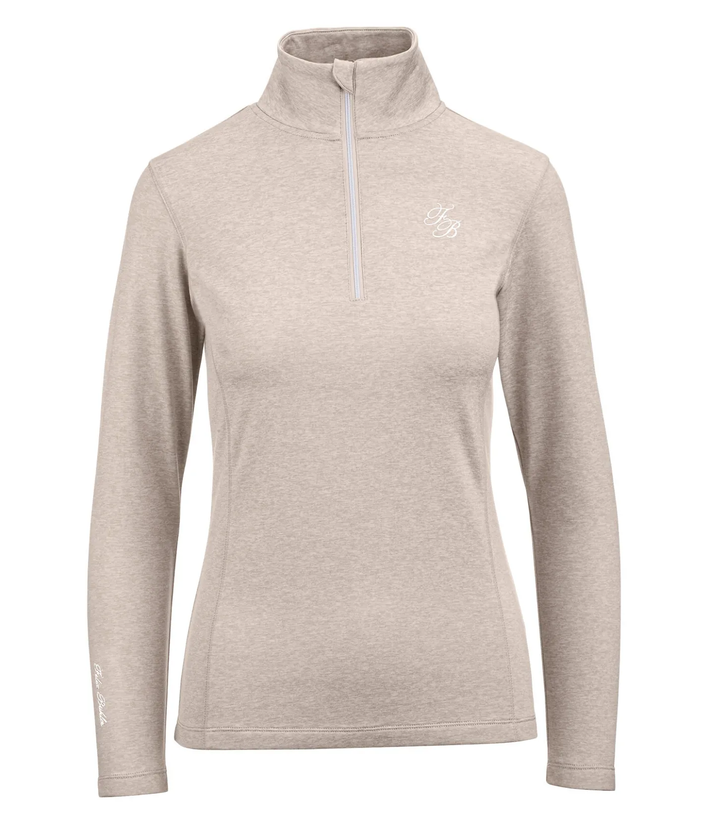 Felix Bühler T-shirt à manches longues stretch Performance Nina champagne Hot