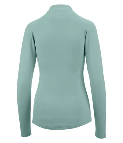 STEEDS T-shirt à manches longues stretch Performance Anna vert océan New