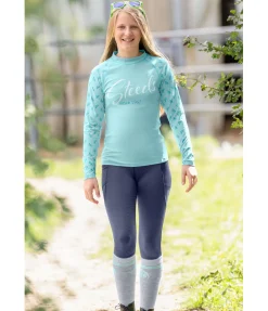 STEEDS T-shirt anti-UV Enfant Sena bleu lagune