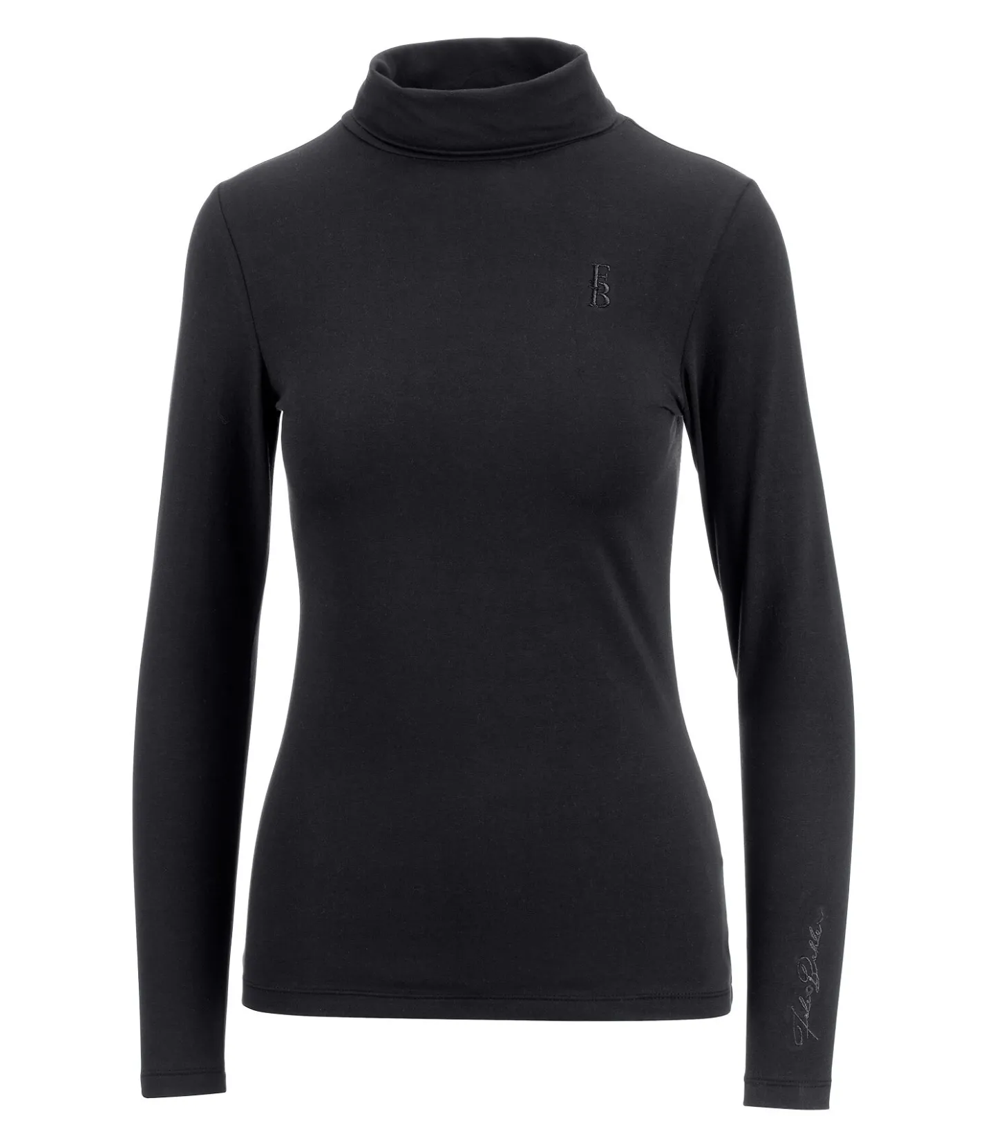 Felix Bühler T-shirt col roulé à manches longues Claire noir Online