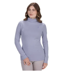 Felix Bühler T-shirt col roulé à manches longues Claire lavande givré Clearance