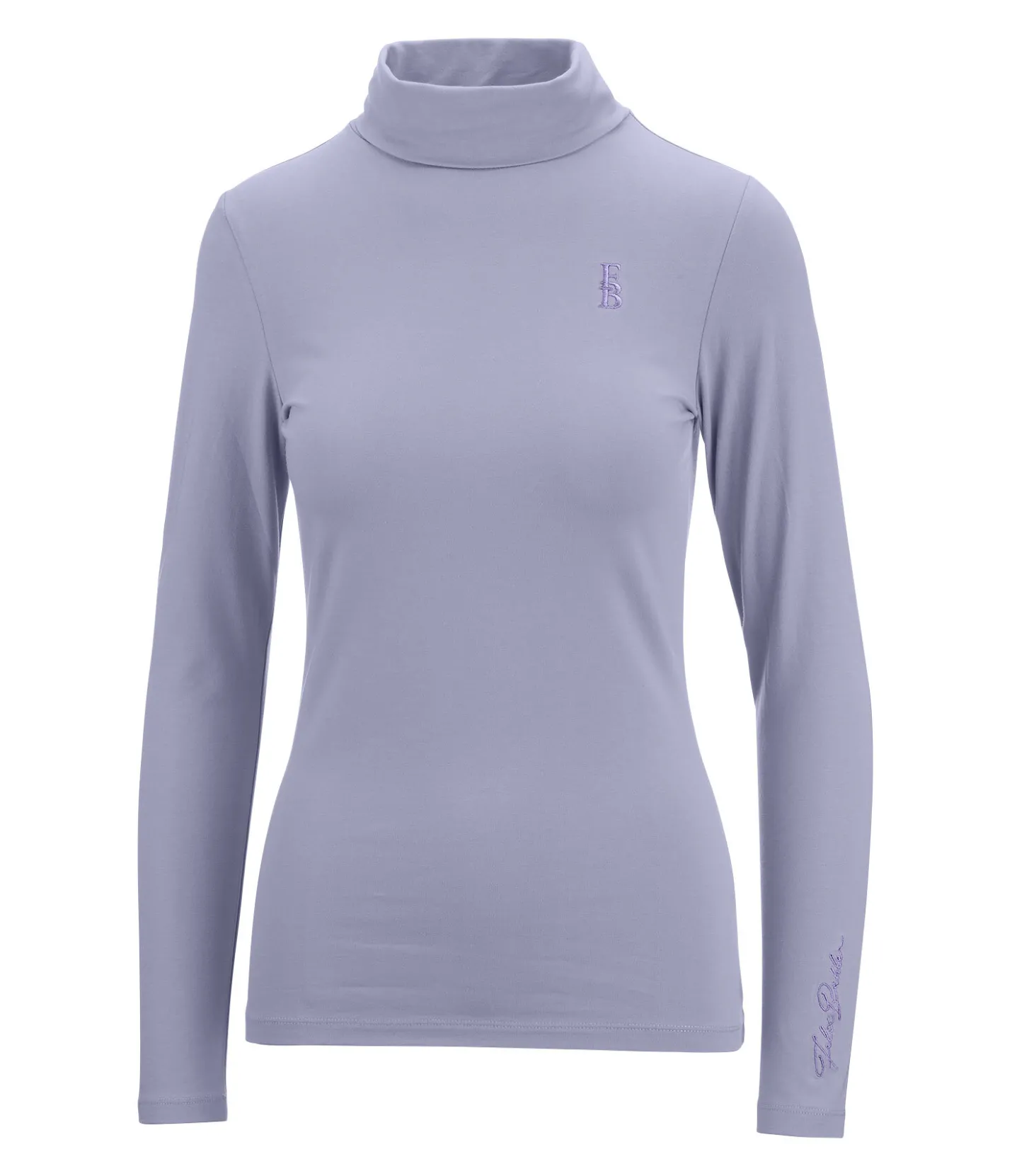 Felix Bühler T-shirt col roulé à manches longues Claire lavande givré Clearance