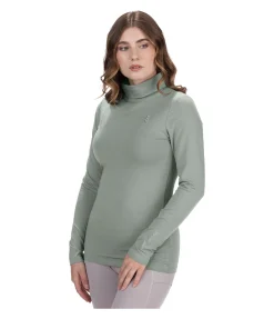 Felix Bühler T-shirt col roulé à manches longues Claire vert pastel New