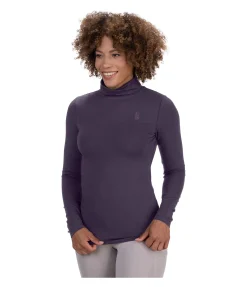 Felix Bühler T-shirt col roulé à manches longues Claire violet foncé Discount