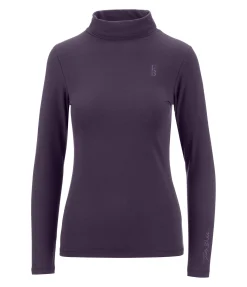 Felix Bühler T-shirt col roulé à manches longues Claire violet foncé Discount