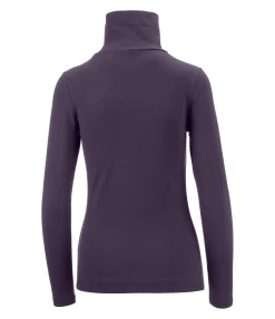 Felix Bühler T-shirt col roulé à manches longues Claire violet foncé Discount