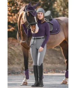 Felix Bühler T-shirt col roulé à manches longues Claire violet foncé Discount