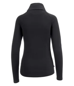 Felix Bühler T-shirt col roulé en stretch Performance à manches longues Jonna noir New