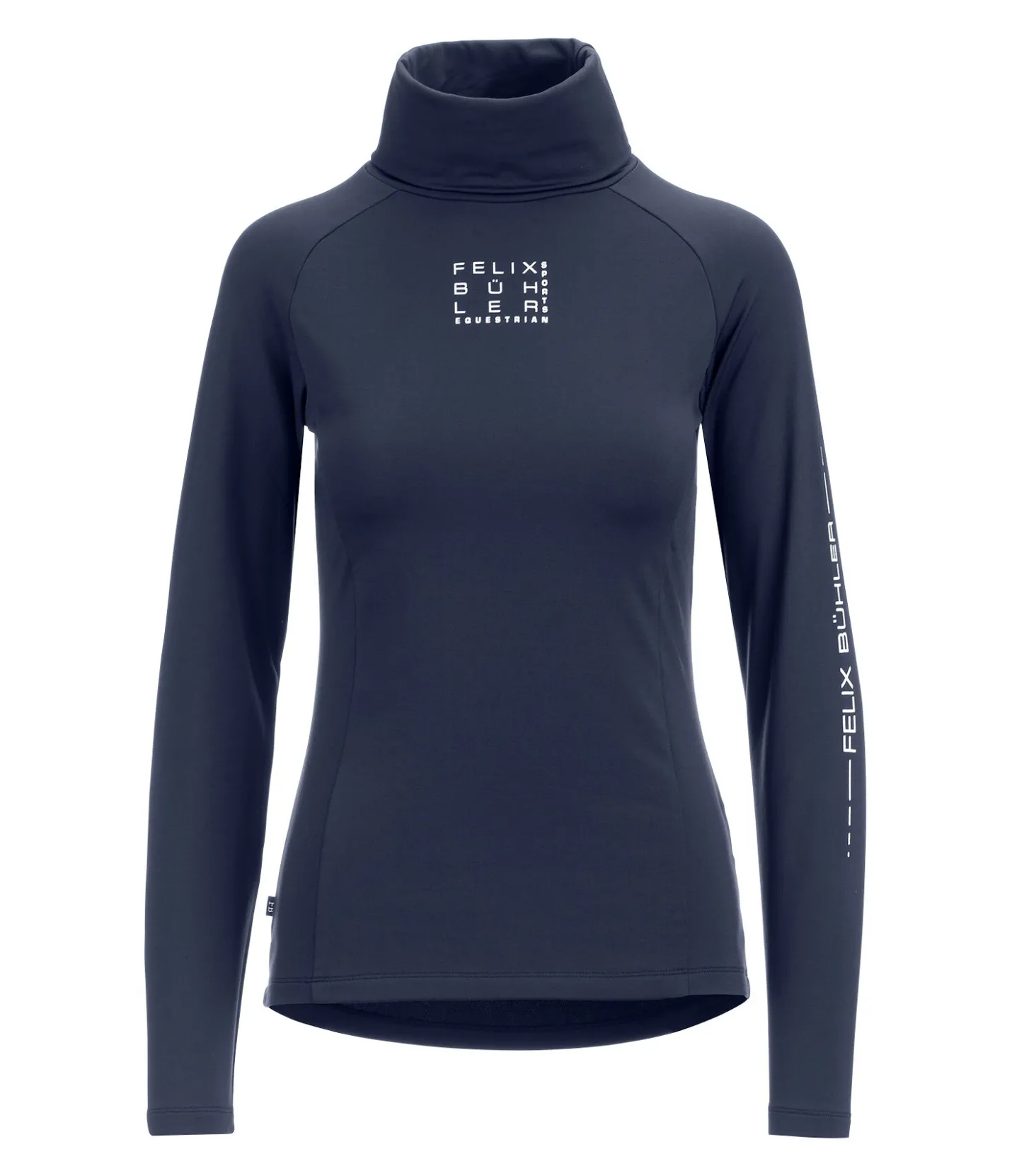 Felix Bühler T-shirt col roulé en stretch Performance à manches longues Jonna navy classique Best