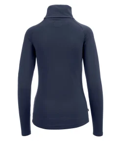 Felix Bühler T-shirt col roulé en stretch Performance à manches longues Jonna navy classique Best
