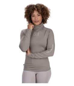 Felix Bühler T-shirt col roulé en stretch Performance à manches longues Jonna noisette Sale