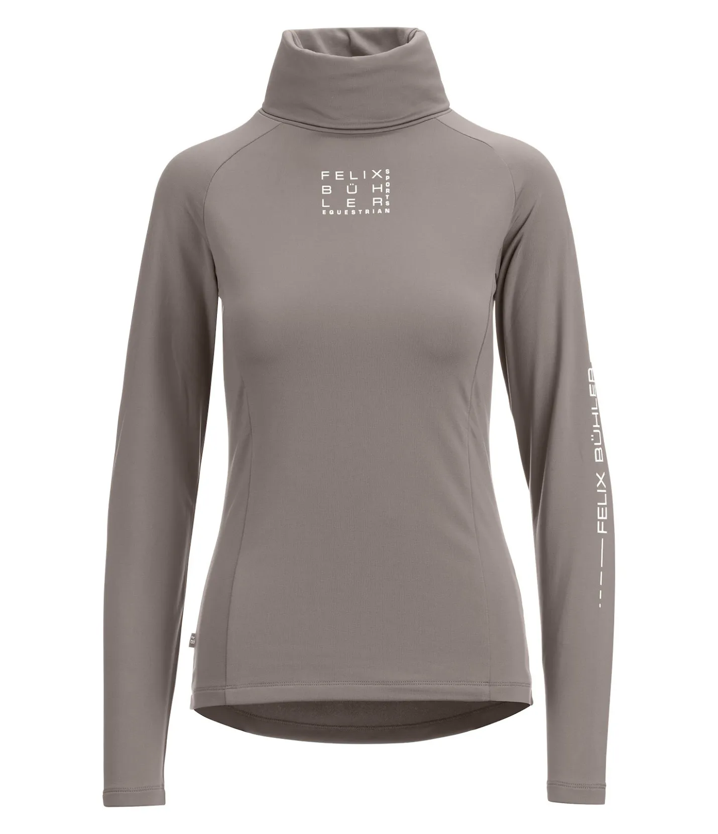 Felix Bühler T-shirt col roulé en stretch Performance à manches longues Jonna noisette Sale