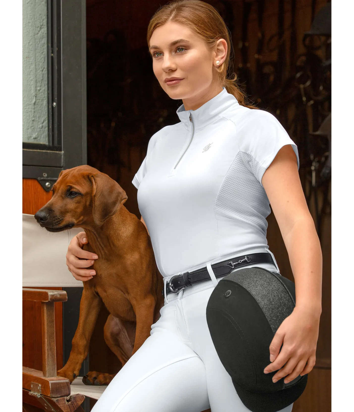 Felix Bühler T-shirt de concours technique Nicola blanc Discount