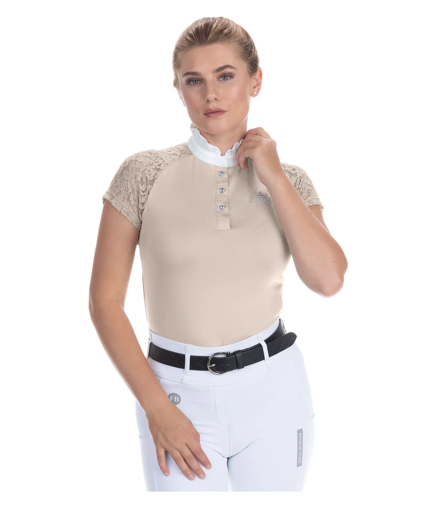 Felix Bühler T-shirt de concours technique Jule champagne Outlet