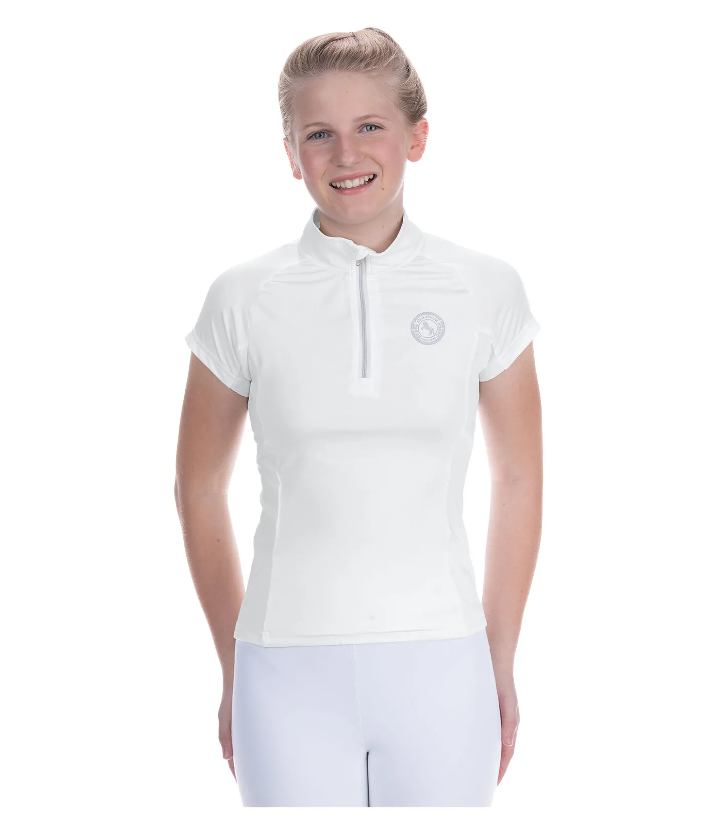Felix Bühler T-shirt de concours technique enfant Kaya blanc Hot