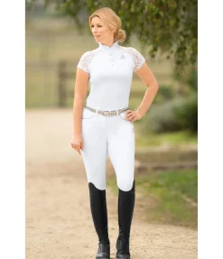 Felix Bühler T-shirt de concours technique Jule blanc Clearance