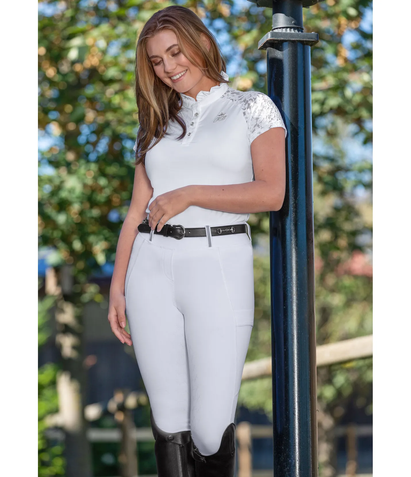 Felix Bühler T-shirt de concours technique Jule blanc Clearance