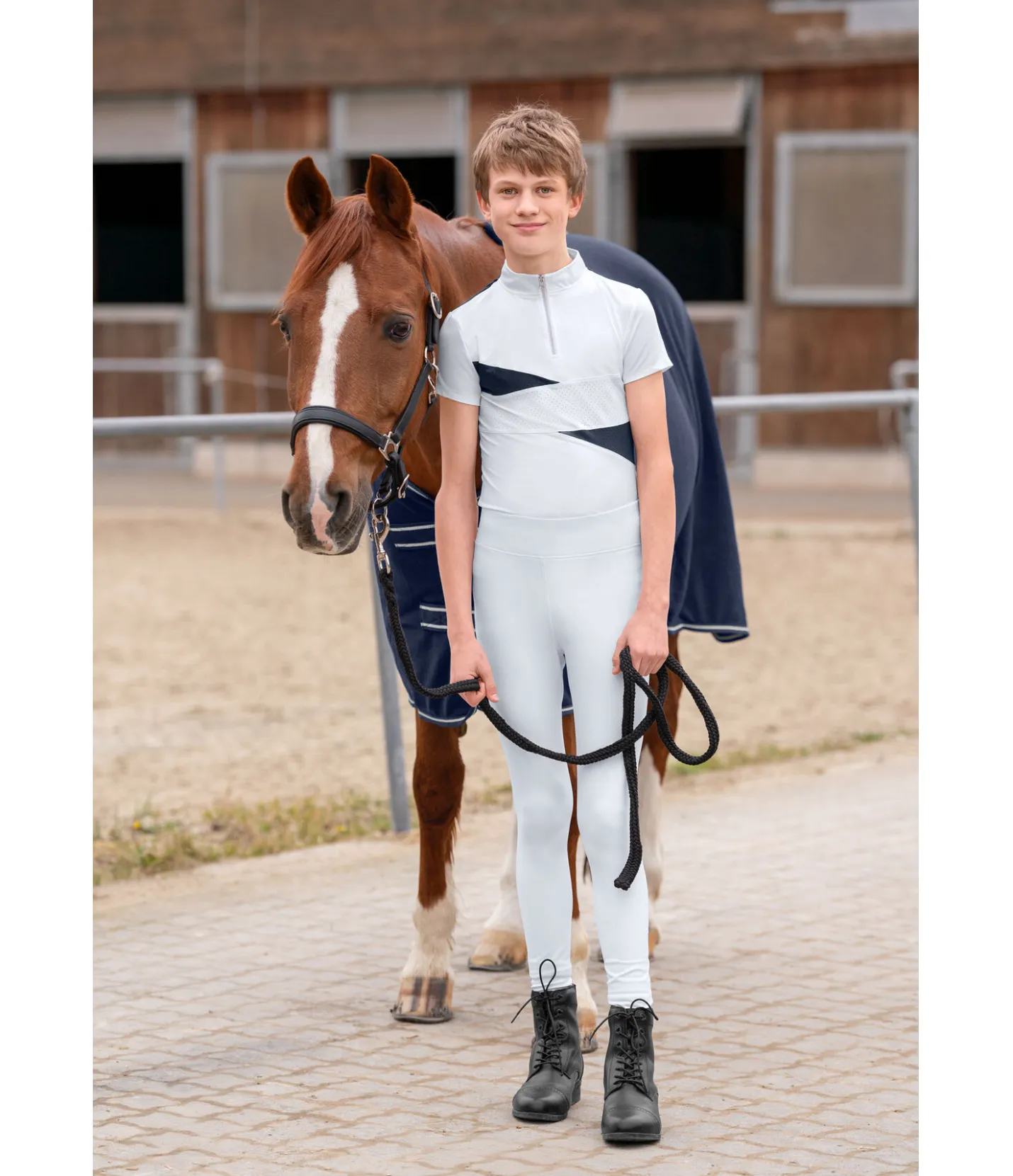 Felix Bühler T-shirt de concours unisexe enfant Eike navy Online