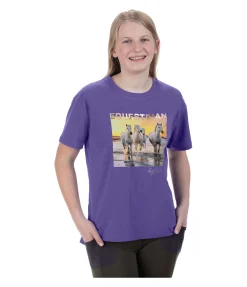 STEEDS T-shirt Enfant Coucher de soleil améthyste lumineuse Sale