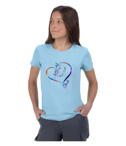 STEEDS T-shirt enfant Ruby caraïbes sky