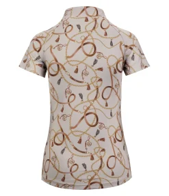Felix Bühler T-shirt fonctionnel zippé Callie champagne New