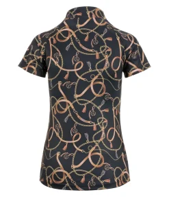 Felix Bühler T-shirt fonctionnel zippé Callie noir