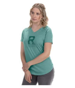 RANCH-X T-Shirt Georgia vert paon Discount