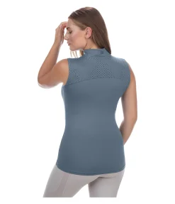 Felix Bühler T-shirt technique Aline bleu dauphin Sale