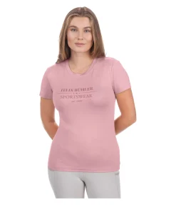Felix Bühler T-shirt technique Anna rose poudré