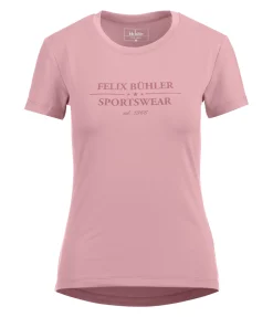 Felix Bühler T-shirt technique Anna rose poudré