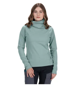 EQUESTRIAN WORK WEAR T-shirt technique à col roulé matcha foncé Best