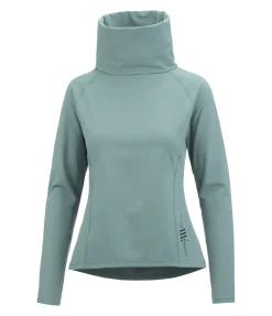 EQUESTRIAN WORK WEAR T-shirt technique à col roulé matcha foncé Best