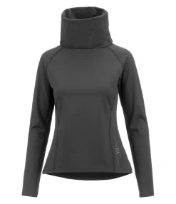 EQUESTRIAN WORK WEAR T-shirt technique à col roulé noir Hot