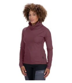 EQUESTRIAN WORK WEAR T-shirt technique à col roulé acajou Clearance