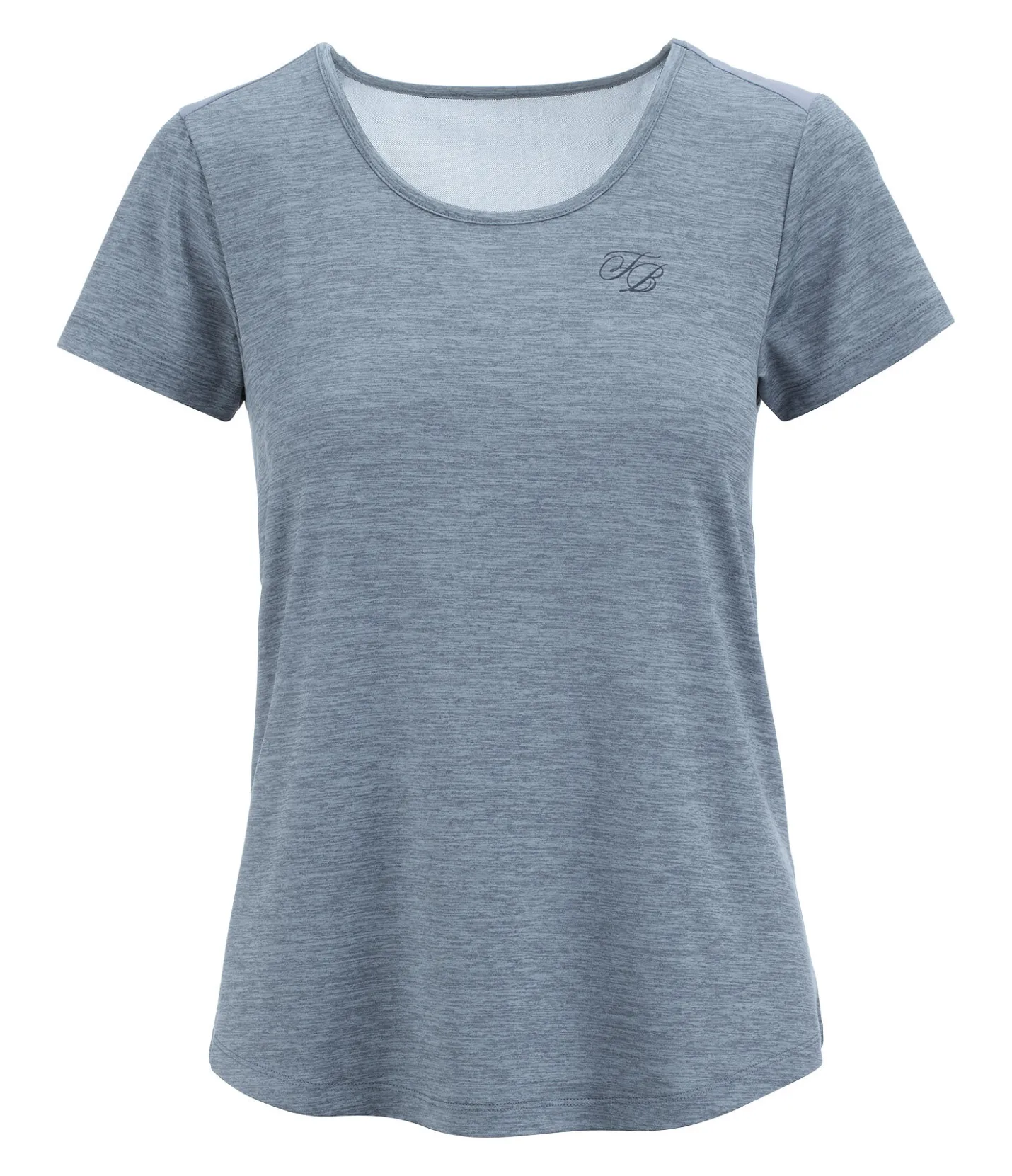Felix Bühler T-shirt technique Izzy bleu fumée Sale