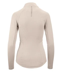 Felix Bühler T-shirt technique à manches longues zippé Sofie champagne Hot