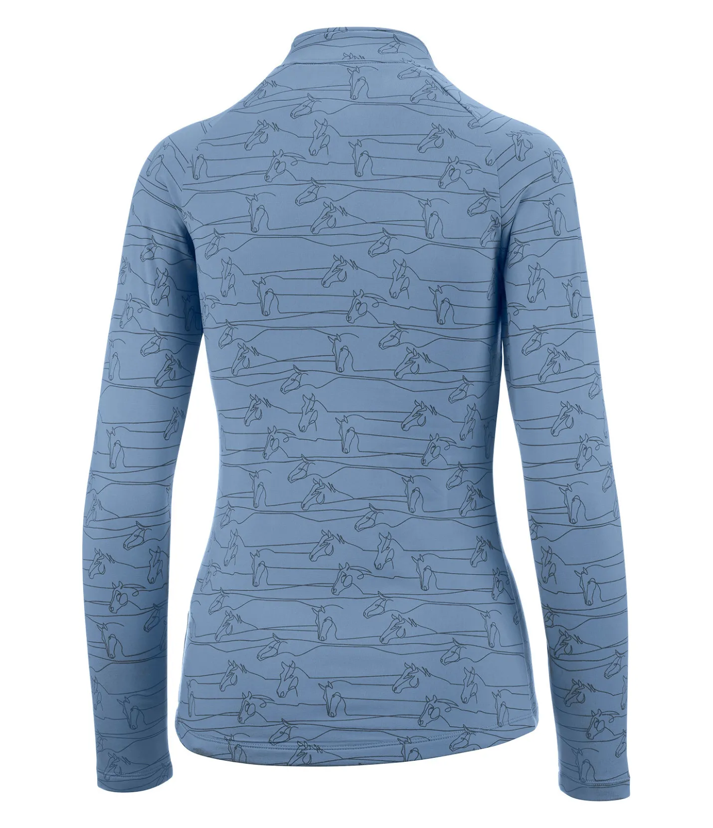 STEEDS T-shirt technique à manches longues Pria II bleu cristal
