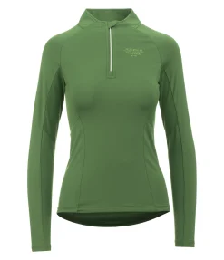 Felix Bühler T-shirt technique à manches longues zippé Sofie vert jasmin Online