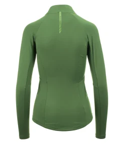 Felix Bühler T-shirt technique à manches longues zippé Sofie vert jasmin Online