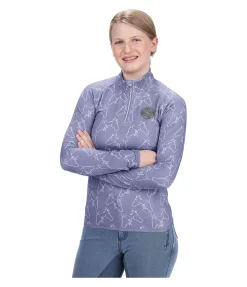 Felix Bühler T-shirt technique à manches longues enfant lavande givré Hot