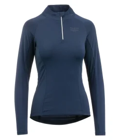 Felix Bühler T-shirt technique à manches longues zippé Sofie navy Outlet