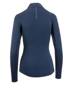 Felix Bühler T-shirt technique à manches longues zippé Sofie navy Outlet