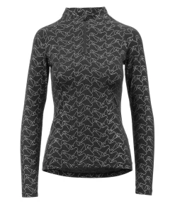 STEEDS T-shirt technique à manches longues Pria noir Sale