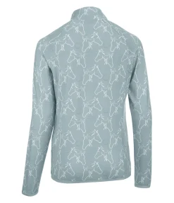 Felix Bühler T-shirt technique à manches longues enfant vert glacier Best