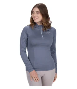 Felix Bühler T-shirt technique à manches longues Lara violet givré Outlet