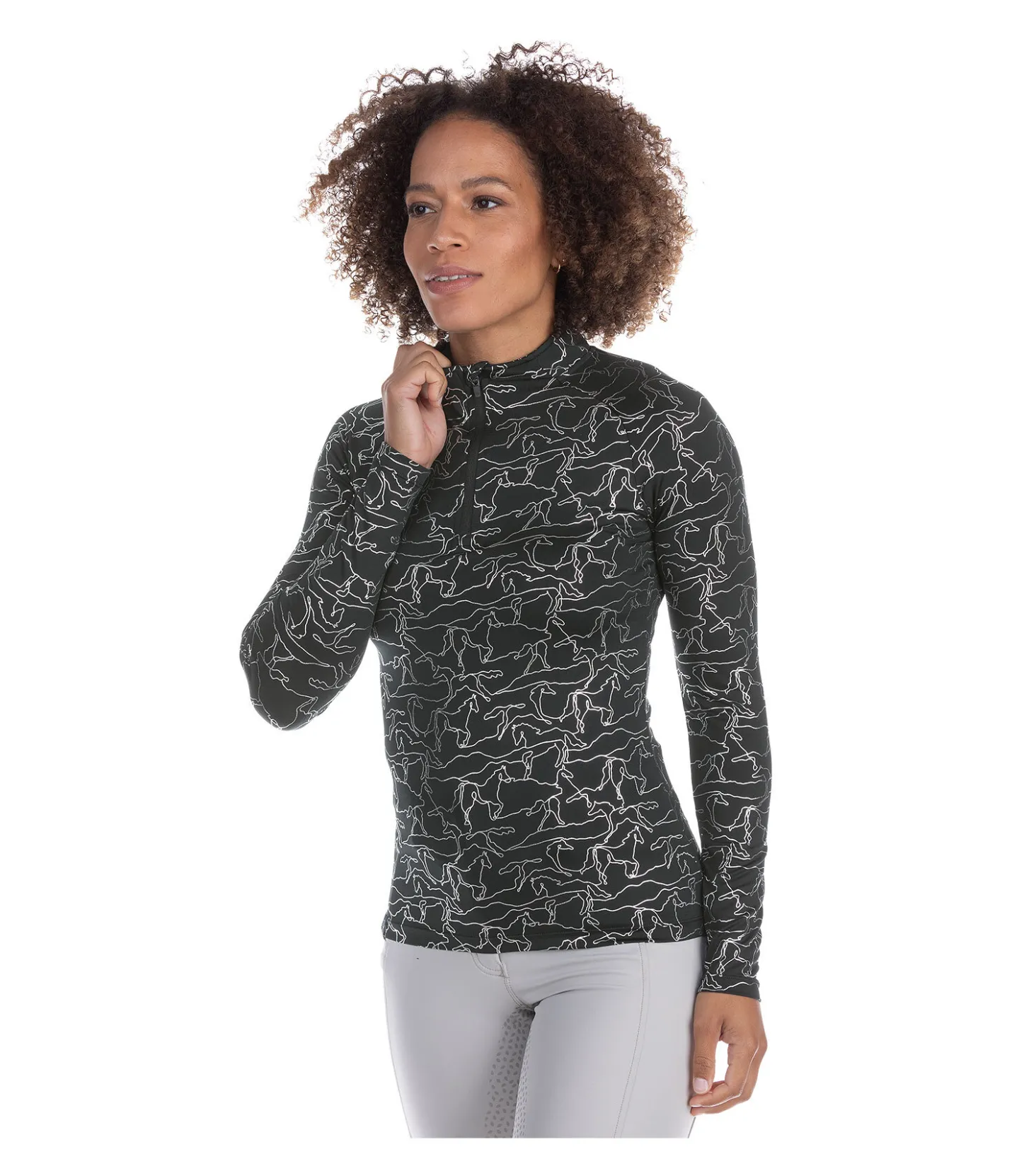 STEEDS T-shirt technique à manches longues Anni noir Outlet