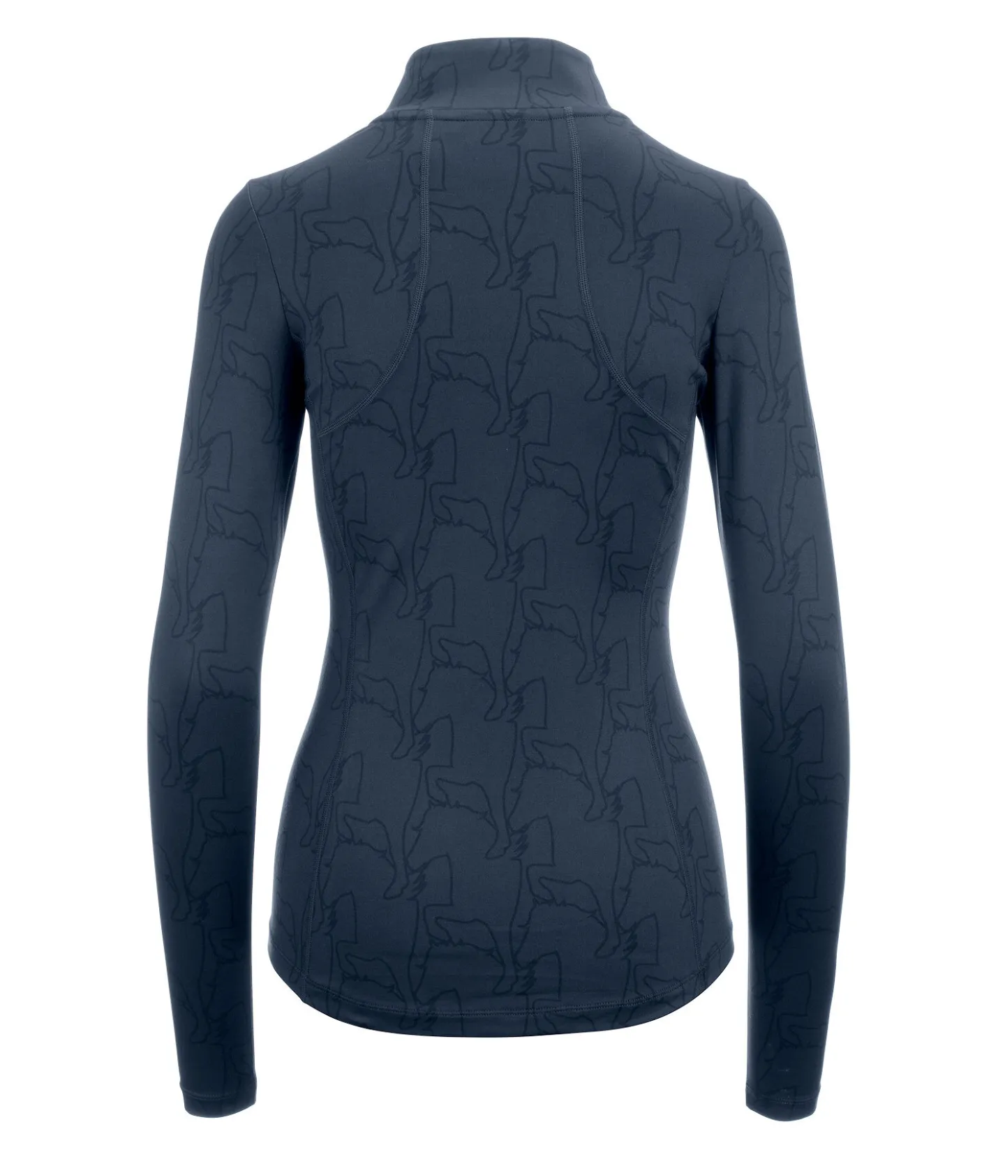 FENGUR T-shirt technique à manches longues Asta bleu nuit