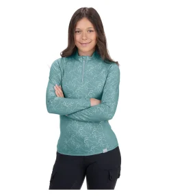 STEEDS T-shirt technique à manches longues en stretch enfant Xena bleu atlantique Outlet